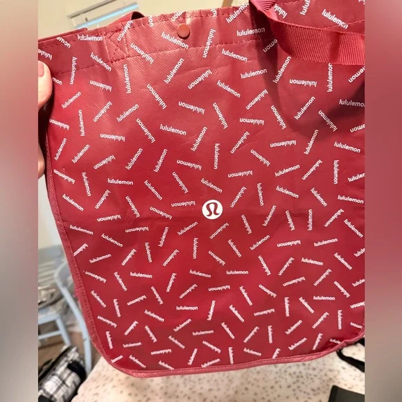 Bundle of 3 Lululemon Bags - Red White Black - Picture 2 of 10